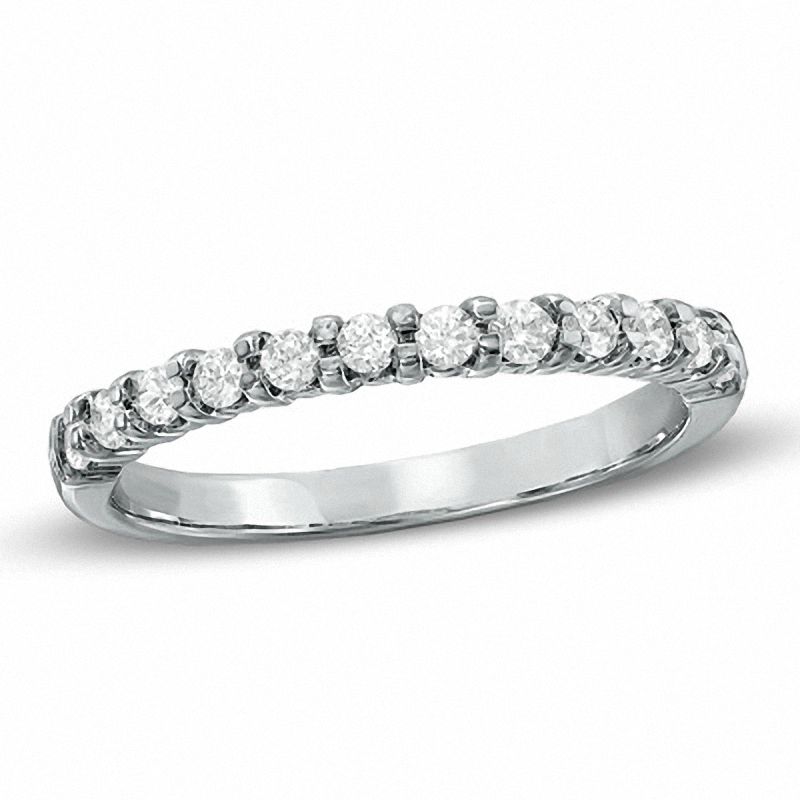 0.50 CT. T.W. Diamond Band in 10K White Gold|Peoples Jewellers