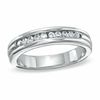 Thumbnail Image 0 of 0.33 CT. T.W. Diamond Channel Band in Sterling Silver