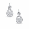 0.50 CT. T.W. Composite Diamond Infinity Drop Earrings in 10K White Gold