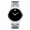 Men's Movado Serio Watch with Round Black Dial (Model: 0606382)
