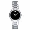 Thumbnail Image 0 of Ladies' Movado Serio Diamond Accent Watch with Round Black Dial (Model: 0606385)