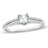Thumbnail Image 1 of 0.33 CT. T.W. Princess-Cut Diamond Split Shank Engagement Ring in 10K White Gold