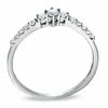 Thumbnail Image 1 of 0.20 CT. T.W. Diamond Three Stone Ring in 10K White Gold