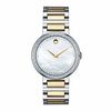 Thumbnail Image 1 of Ladies' Movado Concerto Diamond Accent Two-Tone Stainless Steel Watch with Mother-of-Pearl Dial (Model: 0606470)