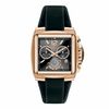 Thumbnail Image 1 of Men's ESQ Movado Brace Rose-Tone Strap Watch with Square Black Dial (Model: 07301369)