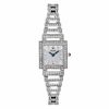 Ladies' Bulova Crystal Accent Watch with Square Silver-Tone Dial (Model: 96L140)