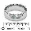 Thumbnail Image 2 of Triton Men's 8.0mm Step Edge Cobalt Wedding Band - Size 10