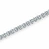 0.50 CT. T.W. Diamond Bar Bracelet in Sterling Silver