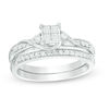 Thumbnail Image 0 of 0.33 CT. T.W. Quad Diamond Bridal Set in 10K White Gold