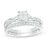 Thumbnail Image 1 of 0.33 CT. T.W. Quad Diamond Bridal Set in 10K White Gold