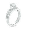 Thumbnail Image 1 of 0.33 CT. T.W. Quad Diamond Bridal Set in 10K White Gold