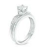 Thumbnail Image 2 of 0.33 CT. T.W. Quad Diamond Bridal Set in 10K White Gold