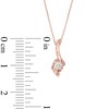 Thumbnail Image 1 of Sirena™ 0.10 CT. Diamond Solitaire Pendant in 10K Rose Gold