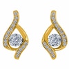 Sirena™ 0.33 CT. T.W. Diamond Illusion Drop Earrings in 14K Gold