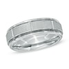 Thumbnail Image 0 of Triton's Men's 7.0mm Comfort Fit Wedding Band in White Tungsten - Size 10