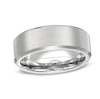 Thumbnail Image 0 of Triton's Men's 8.0mm Comfort Fit Beveled Edge Wedding Band in Tungsten - Size 10