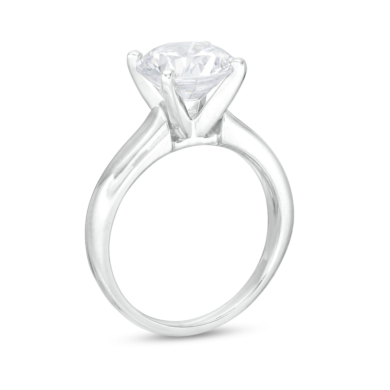 Main Image 3 of 3.00 CT. Certified Canadian Diamond Solitaire Ring in 14K White Gold (1/I1)