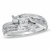 Thumbnail Image 0 of 1.00 CT. T.W. Princess-Cut Diamond Three Stone Bridal Set in 14K White Gold