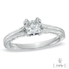 Thumbnail Image 0 of Vera Wang Love Collection 0.83 CT. T.W. Princess-Cut Diamond Engagement Ring in 14K White Gold