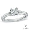 Thumbnail Image 0 of Vera Wang Love Collection 0.83 CT. T.W. Princess-Cut Diamond Engagement Ring in 14K White Gold