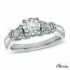 Thumbnail Image 1 of For Eternity 1.25 CT. T.W. Diamond Three Stone Ring in 14K White Gold