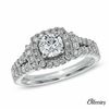 Thumbnail Image 0 of For Eternity 1.50 CT. T.W. Diamond Frame Ring in 14K White Gold