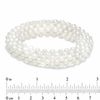 Honora 4.0-5.0mm Freshwater Cultured Pearl Woven Stretch Bracelet-8"