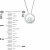 0.20 CT. Certified Canadian Diamond Solitaire Pendant in 14K White Gold (I/I2) - 17"