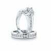 1.00 CT. T.W. Princess-Cut Diamond Bridal Set in 14K White Gold