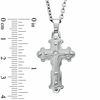 Thumbnail Image 1 of Black & Blue Jewelry Co. Diamond Accent Cross Pendant in Stainless Steel