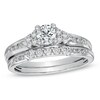 Thumbnail Image 1 of 0.75 CT. T.W. Diamond Bridal Set in 14K White Gold