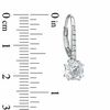 Thumbnail Image 4 of Cushion-Cut White Lab-Created Sapphire Pendant, Ring and Earrings Set in Sterling Silver - Size 7