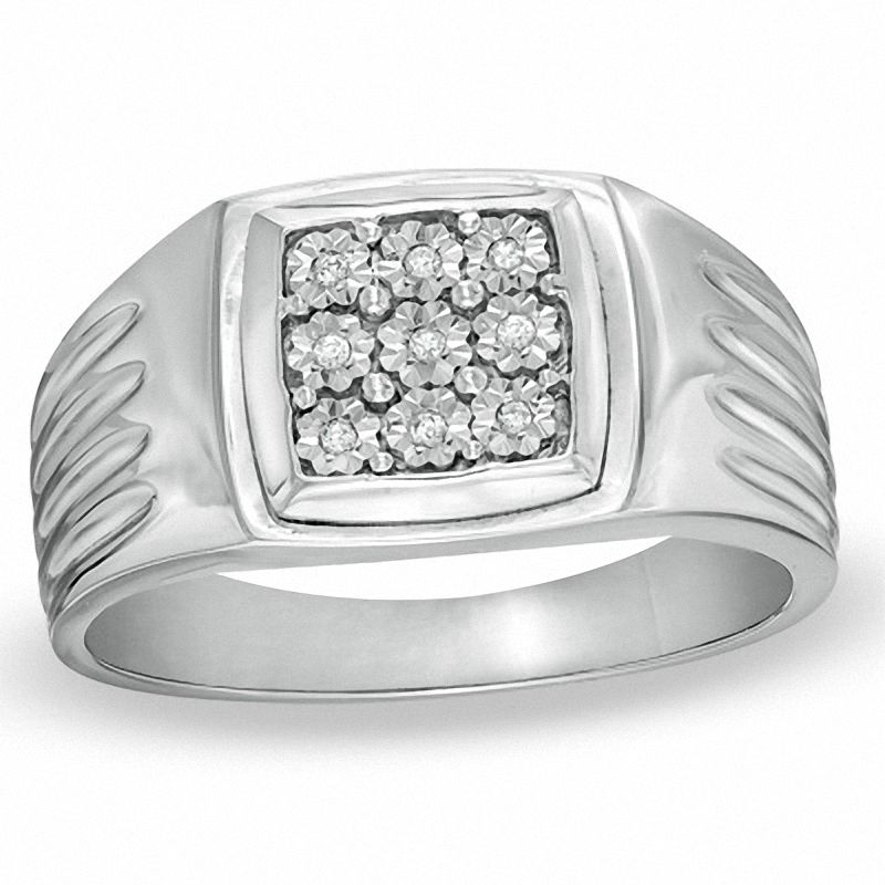 Diamond Accent Ring in Sterling Silver