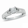 Thumbnail Image 1 of 1.00 CT. T.W. Certified Princess-Cut Canadian Diamond Engagement Ring in 14K White Gold (I/I1)
