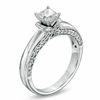 Thumbnail Image 2 of 1.00 CT. T.W. Certified Princess-Cut Canadian Diamond Engagement Ring in 14K White Gold (I/I1)