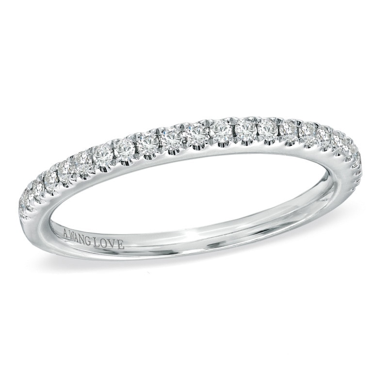 Main Image 1 of Vera Wang Love Collection 0.23 CT. T.W. Diamond Band in 14K White Gold