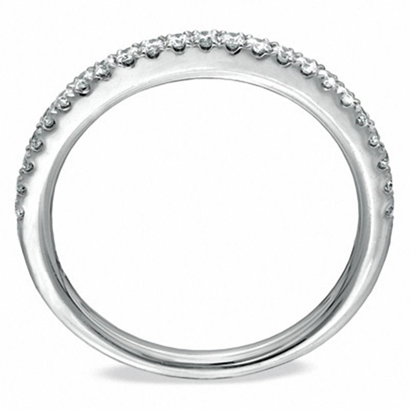 Main Image 2 of Vera Wang Love Collection 0.23 CT. T.W. Diamond Band in 14K White Gold