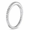 Thumbnail Image 2 of Vera Wang Love Collection 0.23 CT. T.W. Diamond Band in 14K White Gold