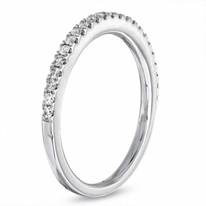 Main Image 3 of Vera Wang Love Collection 0.23 CT. T.W. Diamond Band in 14K White Gold