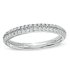 Thumbnail Image 1 of Vera Wang Love Collection 0.37 CT. T.W. Diamond Two Row Band in 14K White Gold