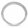 Thumbnail Image 2 of Vera Wang Love Collection 0.37 CT. T.W. Diamond Two Row Band in 14K White Gold