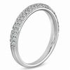 Thumbnail Image 3 of Vera Wang Love Collection 0.37 CT. T.W. Diamond Two Row Band in 14K White Gold