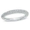 Thumbnail Image 0 of Vera Wang Love Collection 0.45 CT. T.W. Diamond Three Row Anniversary Band in 14K White Gold