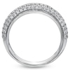 Thumbnail Image 1 of Vera Wang Love Collection 0.45 CT. T.W. Diamond Three Row Anniversary Band in 14K White Gold