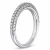 Thumbnail Image 2 of Vera Wang Love Collection 0.45 CT. T.W. Diamond Three Row Anniversary Band in 14K White Gold