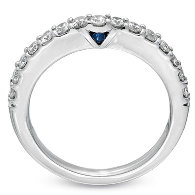 Main Image 2 of Vera Wang Love Collection 0.45 CT. T.W. Diamond Band in 14K White Gold