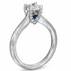 Thumbnail Image 3 of Vera Wang Love Collection 0.57 CT. T.W. Princess-Cut Diamond Engagement Ring in 14K White Gold