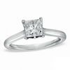 Thumbnail Image 1 of Vera Wang Love Collection 1.04 CT. T.W. Princess-Cut Diamond Engagement Ring in 14K White Gold