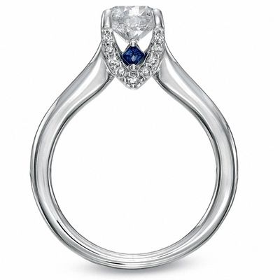 Vera Wang Love Collection CT. T.W. Diamond Engagement Ring in 14K White Gold