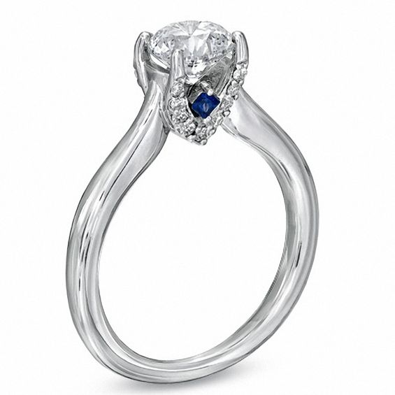 Vera Wang Love Collection CT. T.W. Diamond Engagement Ring in 14K White Gold